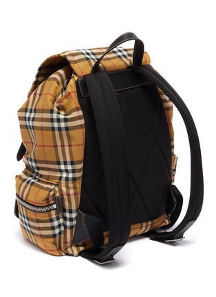 Detail View - Click To Enlarge - BURBERRY - 'The Large Rucksack' in Vintage check