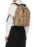 Figure View - Click To Enlarge - BURBERRY - Jett' vintage check backpack