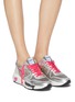 Figure View - Click To Enlarge - GOLDEN GOOSE - 'Running Sole' chunky outsole patchwork sneakers