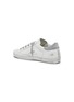  - GOLDEN GOOSE - 'Superstar' painted flower glitter panel leather sneakers