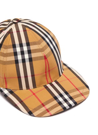 Detail View - Click To Enlarge - BURBERRY - Vintage check baseball cap