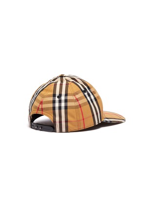Figure View - Click To Enlarge - BURBERRY - Vintage check baseball cap