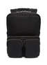 Main View - Click To Enlarge - PRADA - 'Tesstuto' pocket patch nylon backpack