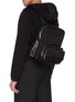 Figure View - Click To Enlarge - PRADA - 'Tesstuto' pocket patch nylon backpack