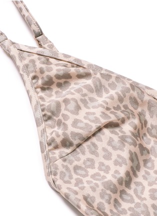 Detail View - Click To Enlarge - ZIMMERMANN - 'Valour Scoop Bar' leopard print one-piece swimsuit