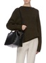 Front View - Click To Enlarge - MÉTIER - 'Perriand Slouchy' leather bag