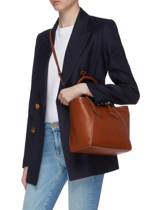 Front View - Click To Enlarge - MÉTIER - 'Perriand' leather medium tote