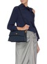 Figure View - Click To Enlarge - MÉTIER - 'Roma' small leather shoulder bag