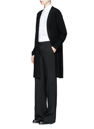 Figure View - Click To Enlarge - CALVIN KLEIN 205W39NYC - Wool knit open cardigan