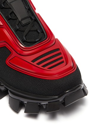 Detail View - Click To Enlarge - PRADA - 'Cloudburst Thunder' colourblock panelled chunky sneakers