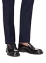 Figure View - Click To Enlarge - PRADA - Leather penny loafers