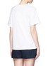 Back View - Click To Enlarge - CHLOÉ - Floral guipure lace jersey T-shirt