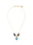 Main View - Click To Enlarge - ANTON HEUNIS - Clustered Swarovski crystal pearl pendant necklace