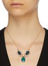Figure View - Click To Enlarge - ANTON HEUNIS - Clustered Swarovski crystal pearl pendant necklace