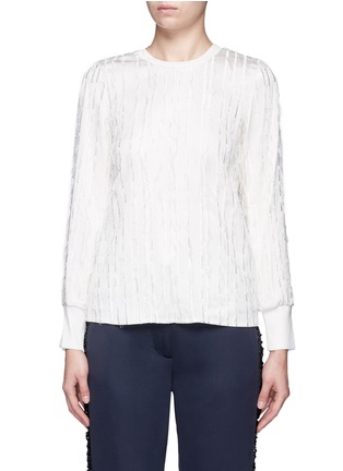 Main View - Click To Enlarge - 3.1 PHILLIP LIM - Fringe embroidered top