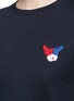 Detail View - Click To Enlarge - ÊTRE CÉCILE - Collage dog face cotton T-shirt