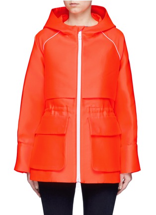 Main View - Click To Enlarge - EMILIO PUCCI - Drawstring waist hooded parka