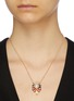 Figure View - Click To Enlarge - ANTON HEUNIS - Swarovski crystal pearl pendant necklace