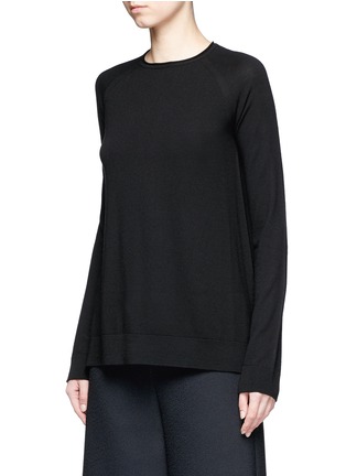 Front View - Click To Enlarge - THE ROW - 'Heba' Merino wool-cashmere sweater