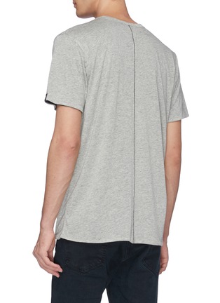 Back View - Click To Enlarge - RAG & BONE - Stripe back T-shirt