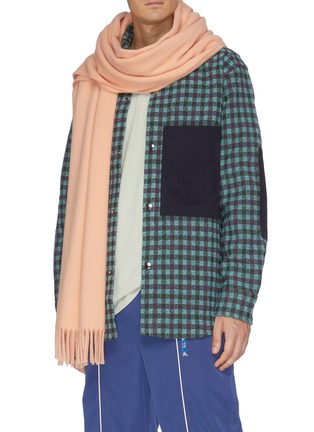 Figure View - Click To Enlarge - ACNE STUDIOS - Oversized wool scarf