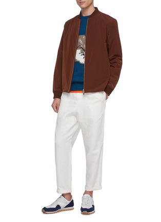 Figure View - Click To Enlarge - MAISON KITSUNÉ - Fox head jacquard sweater