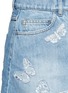Detail View - Click To Enlarge - VALENTINO GARAVANI - 'Denimbutterfly' embroidered denim skirt