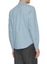 Back View - Click To Enlarge - MAISON KITSUNÉ - Fox head logo embroidered chambray shirt