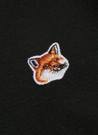  - MAISON KITSUNÉ - Fox head logo appliqué turtleneck sweater