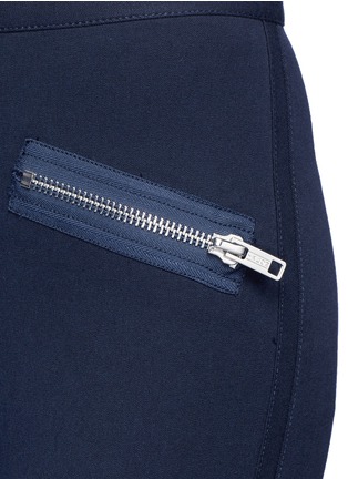 Detail View - Click To Enlarge - 3.1 PHILLIP LIM - Zip cuff cotton-modal moto leggings