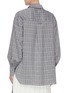 Back View - Click To Enlarge - MIJEONG PARK - Patch pocket check plaid oversized shirt