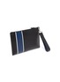 Detail View - Click To Enlarge - PRADA - Stripe leather pouch