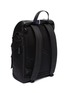 Detail View - Click To Enlarge - PRADA - Stripe nylon and leather backpack