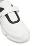 Detail View - Click To Enlarge - PRADA - 'Cloudbust' textile hook-and-loop strap panelled neoprene sneakers