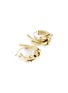 Detail View - Click To Enlarge - ELLERY - 'Di Rosa Piping' glass crystal hoop earrings