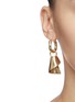 Figure View - Click To Enlarge - ELLERY - 'Babel Tower Spiral Cone' detachable drop hoop earrings