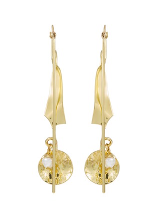 Main View - Click To Enlarge - ELLERY - 'Thrillest Commercial Ornamental Pin' mixed drop earrings