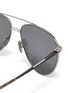 Detail View - Click To Enlarge - BURBERRY - Mirror metal aviator sunglasses