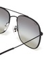 Detail View - Click To Enlarge - RAY-BAN - 'RB3595' double bridge metal square sunglasses