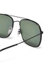 Detail View - Click To Enlarge - RAY-BAN - 'RB3595' double bridge metal square sunglasses