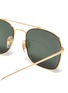 Detail View - Click To Enlarge - RAY-BAN - 'RB3611' double bridge metal square sunglasses