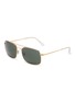 Main View - Click To Enlarge - RAY-BAN - 'RB3611' double bridge metal square sunglasses