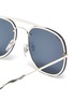 Detail View - Click To Enlarge - RAY-BAN - 'Blaze General' metal square sunglasses