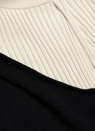 Detail View - Click To Enlarge - BOTTEGA VENETA - Wrap knit dress