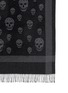 Detail View - Click To Enlarge - ALEXANDER MCQUEEN - Skull print wool-cashmere shawl