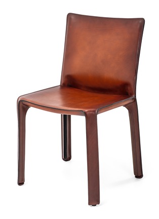 Main View - Click To Enlarge - CASSINA - Cab saddle leather chair – Brown