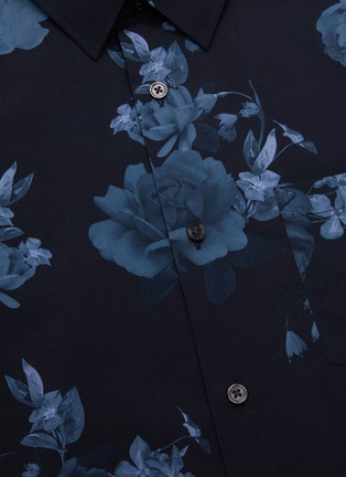  - VINCE - Floral print chest pocket shirt