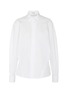 Main View - Click To Enlarge - ALAÏA - Round sleeve cotton-poplin shirt