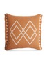 Main View - Click To Enlarge - PONY RIDER - Dawn Ranger square cushion cover – Tan/Oats