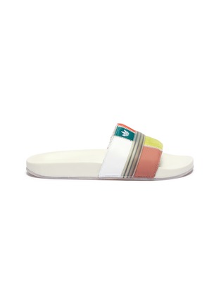 Main View - Click To Enlarge - ADIDAS - x Bristol Studio 'Adilette' patchwork band pool slides